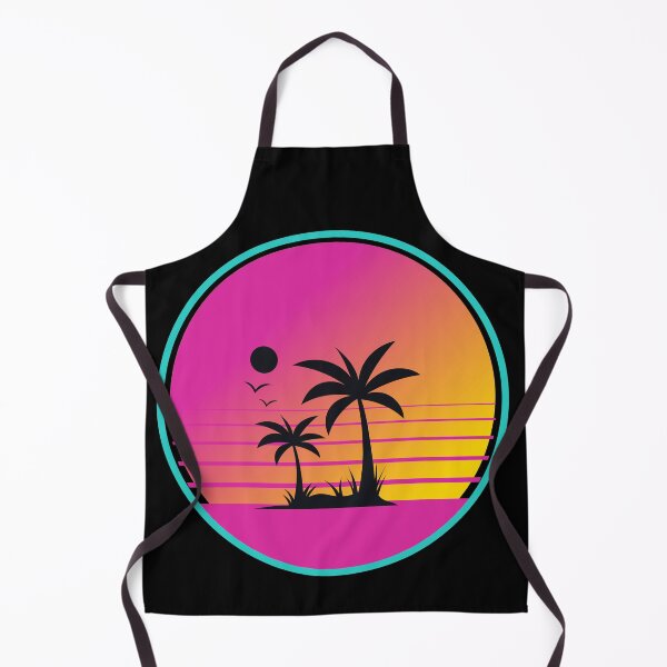 Item preview, Retrowave palm trees designed and sold by SoloDesignArt.