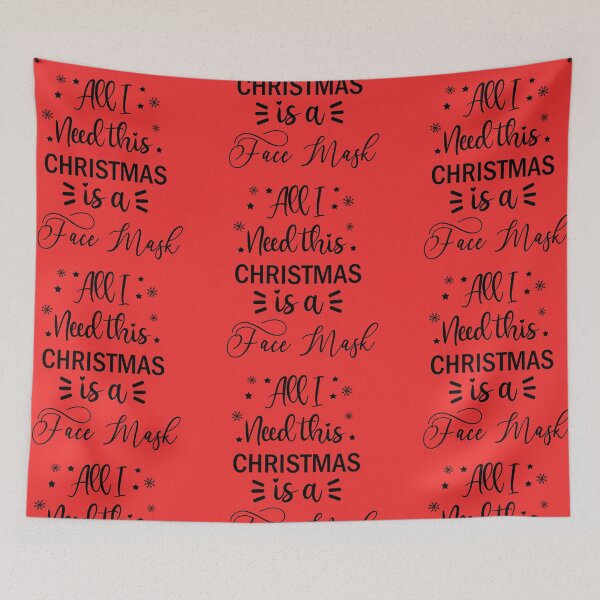 Item preview, All I Need This Christmas is Face Mask- COVID Quarantine Christmas designed and sold by younghopes.