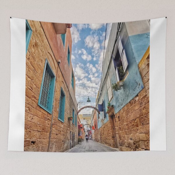 Item preview, Blue Old Buildings designed and sold by yourDREAMart.