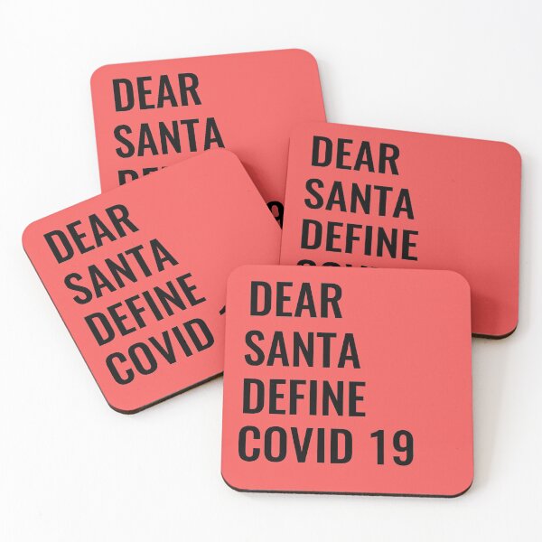 Item preview, Dear Santa Define COVID 19 Christmas in Quarantine designed and sold by younghopes.