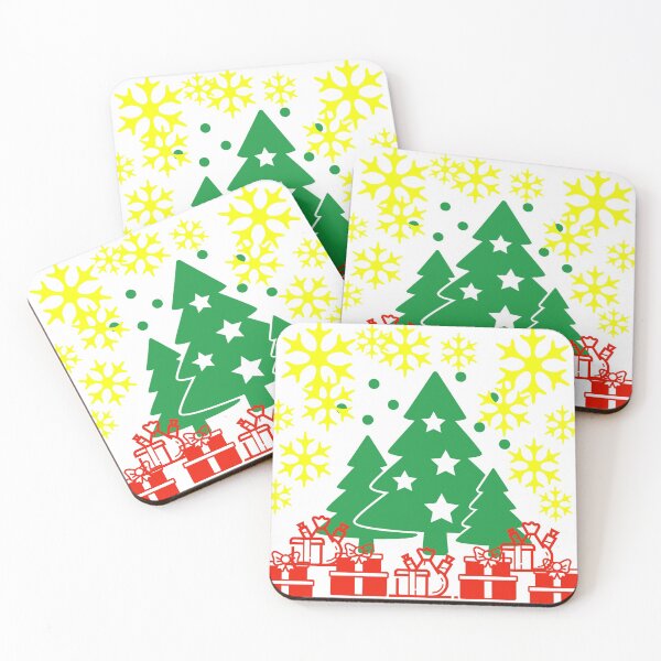 Item preview, Xmas lights with xmas gifts and xmas snowflakes falling on the xmas tree designed and sold by TatianaLG.