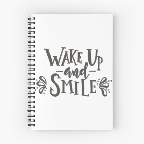 Item preview, wake up and smile designed and sold by RB-Store.