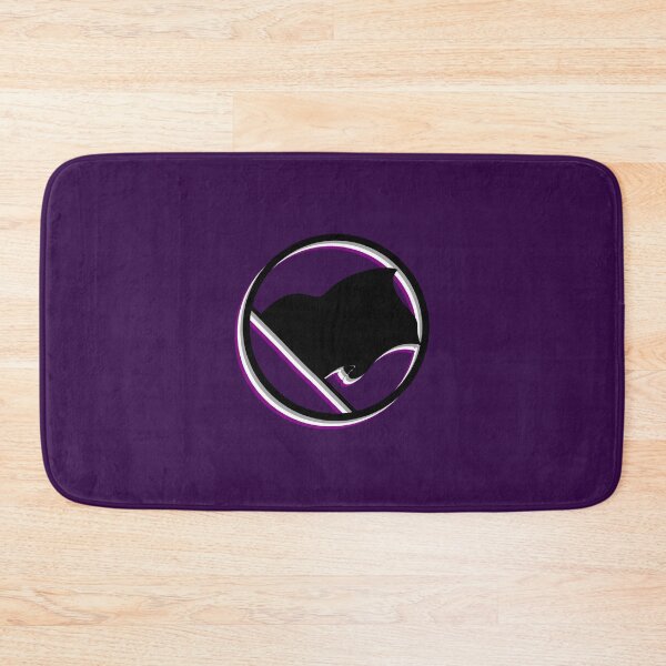 Item preview, Asexual Pride Anarchist Black Flag Symbol Over the Heart designed and sold by Kole's Designs.