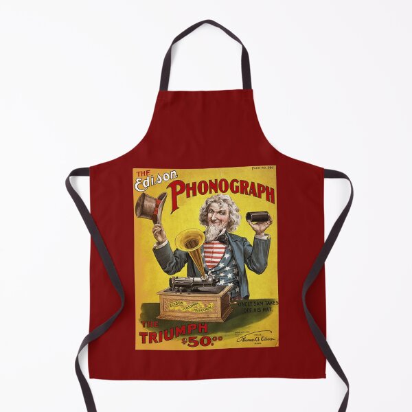 Item preview, EDISON PHONOGRAPH: Vintage Uncle Sam U.S Advertising Print designed and sold by posterbobs.