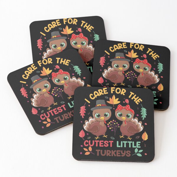 Item preview, I Care For The Cutest Little Turkeys Funny Thanksgivin  designed and sold by IyadBro.