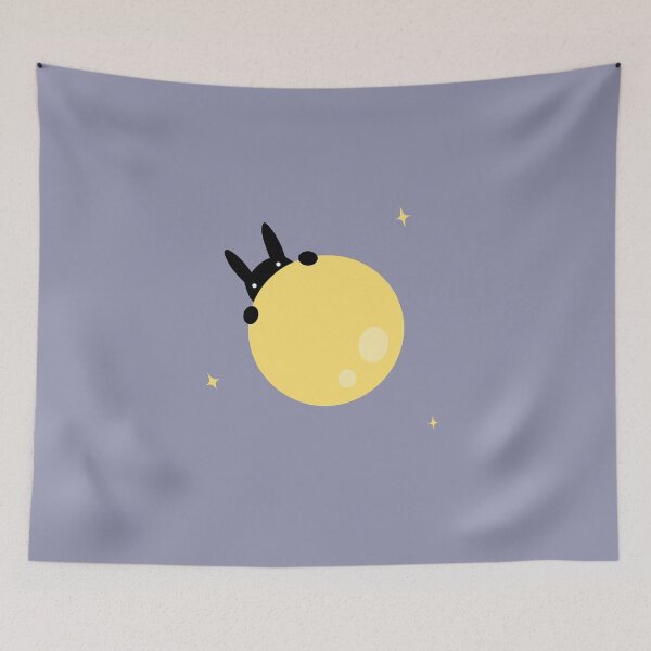 Item preview, Peeking Moon Bun designed and sold by misomomo.