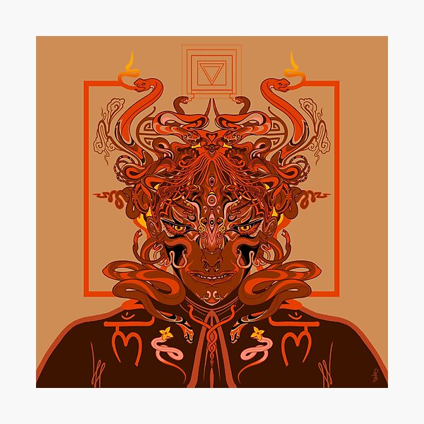 RED Photographic Print