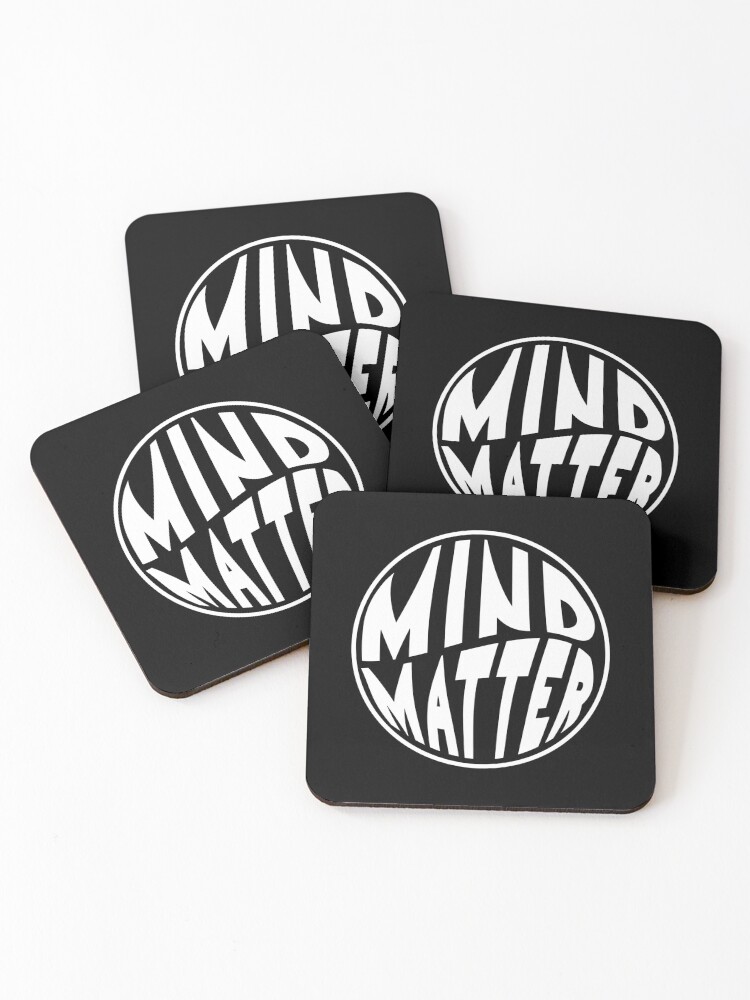 Thumbnail 1 of 5, Coasters (Set of 4), Mind Over Matter designed and sold by BasicWear.