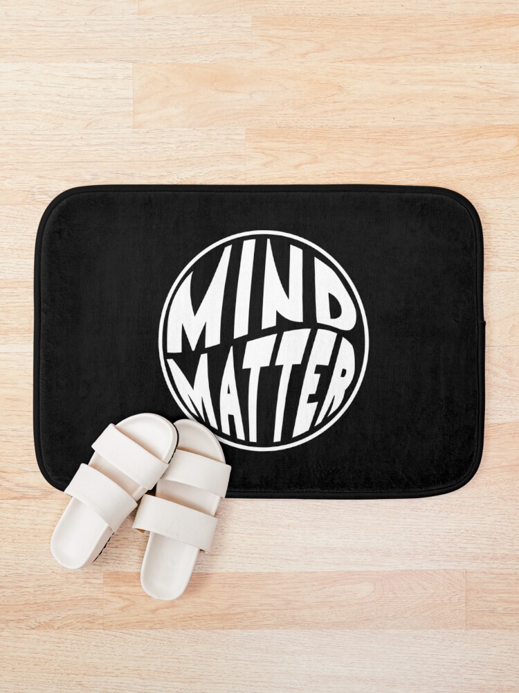 Thumbnail 1 of 6, Bath Mat, Mind Over Matter designed and sold by BasicWear.