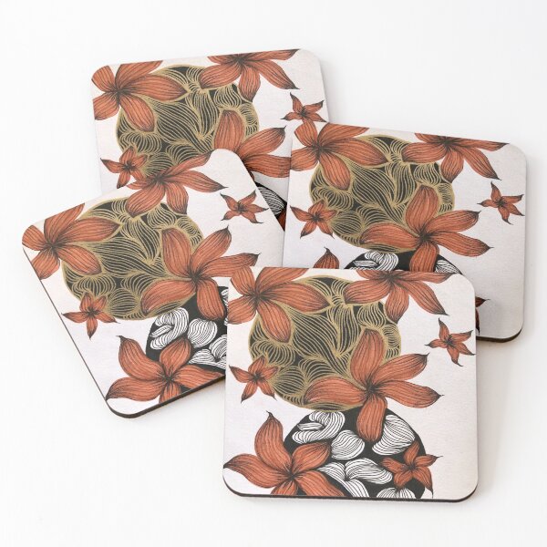 Item preview, Copper Flowers designed and sold by twistedteal.