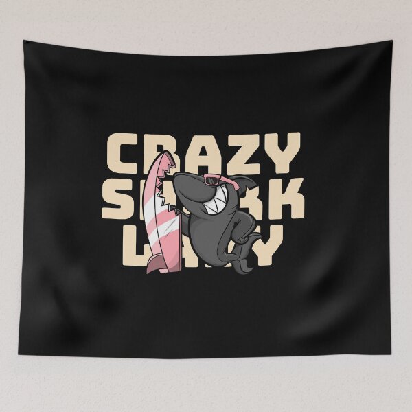 Item preview, Crazy Shark Lady  designed and sold by joabaj.
