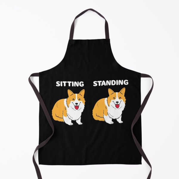 Item preview, Corgi Sitting and Standing designed and sold by printify.