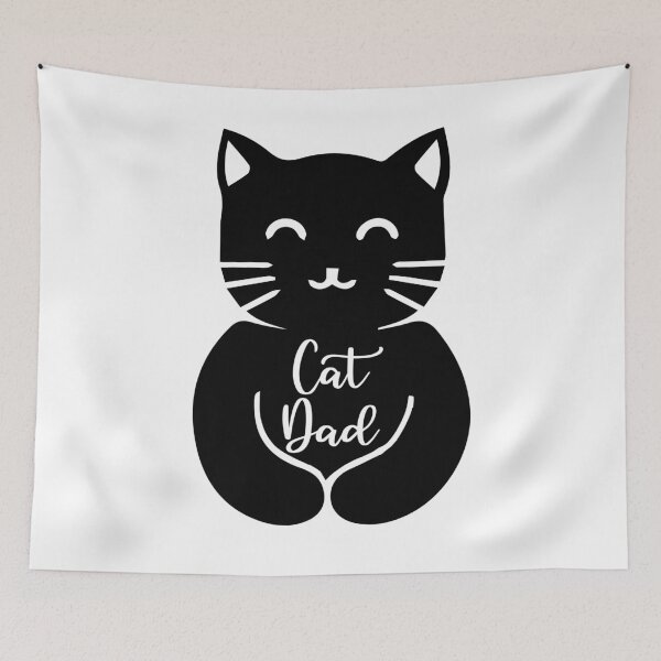 Item preview, Cat Dad on Adorable Black Kitten designed and sold by LovenLaughter.