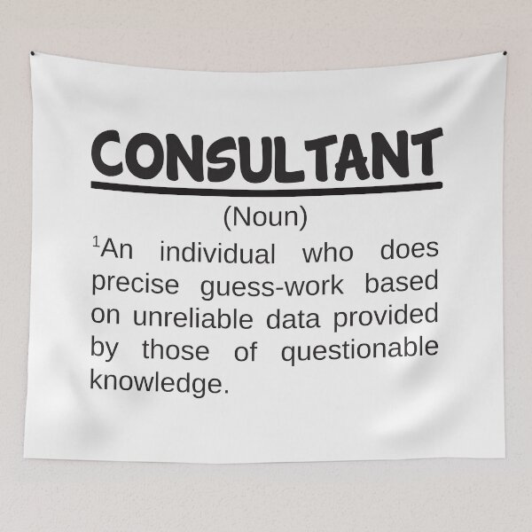 Item preview, Consultant, Funny Noun designed and sold by 4AllTimes.