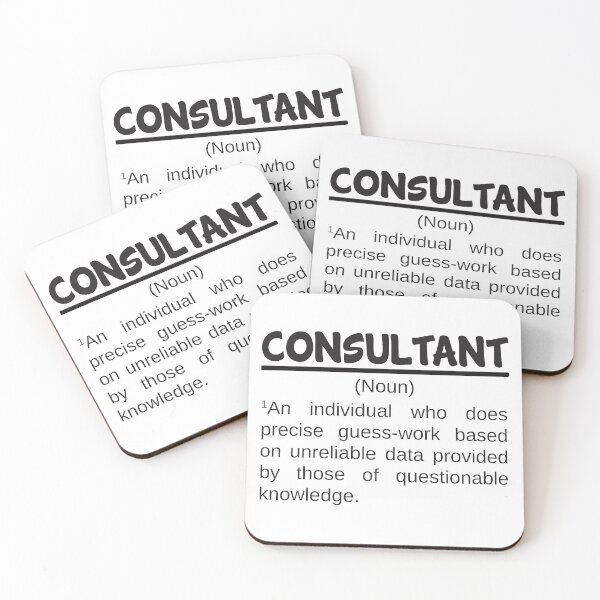 Item preview, Consultant, Funny Noun designed and sold by 4AllTimes.