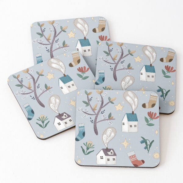 Item preview, Set of cozy hygge winter objects designed and sold by KrollQueen.