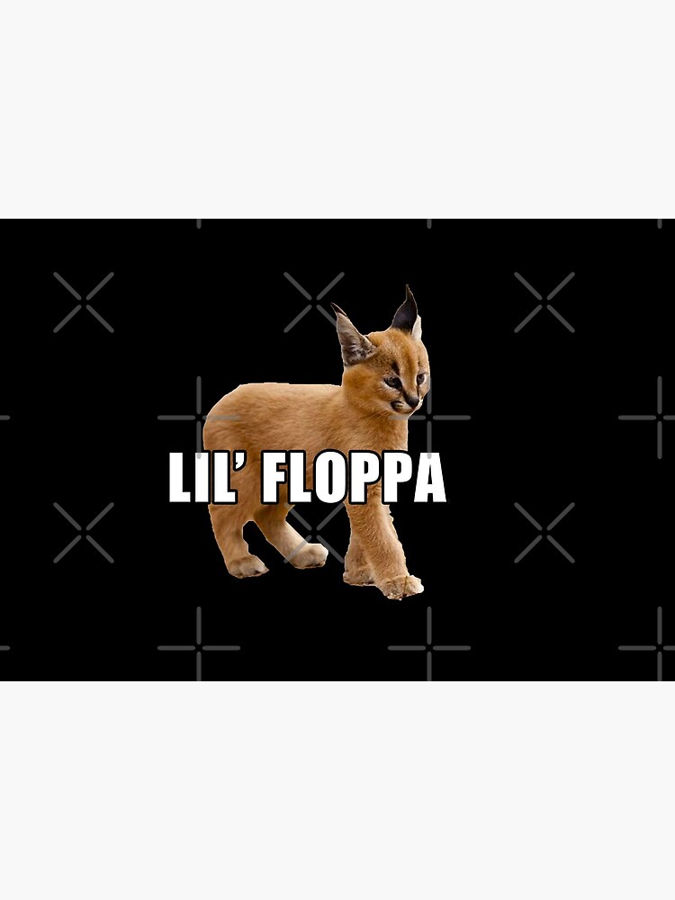 Baby Floppa meme Big floppa caracal Poster for Sale by giftycat