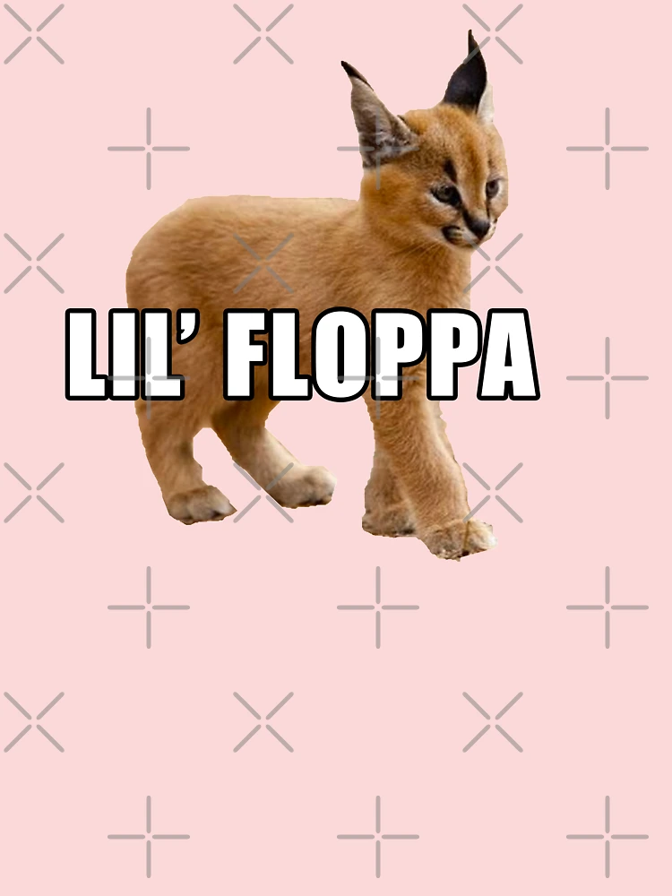 Baby Floppa meme Big floppa caracal Poster for Sale by giftycat