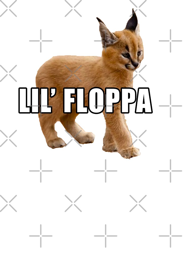 Big Floppa Meme caracal Cat in pocket T-Shirt