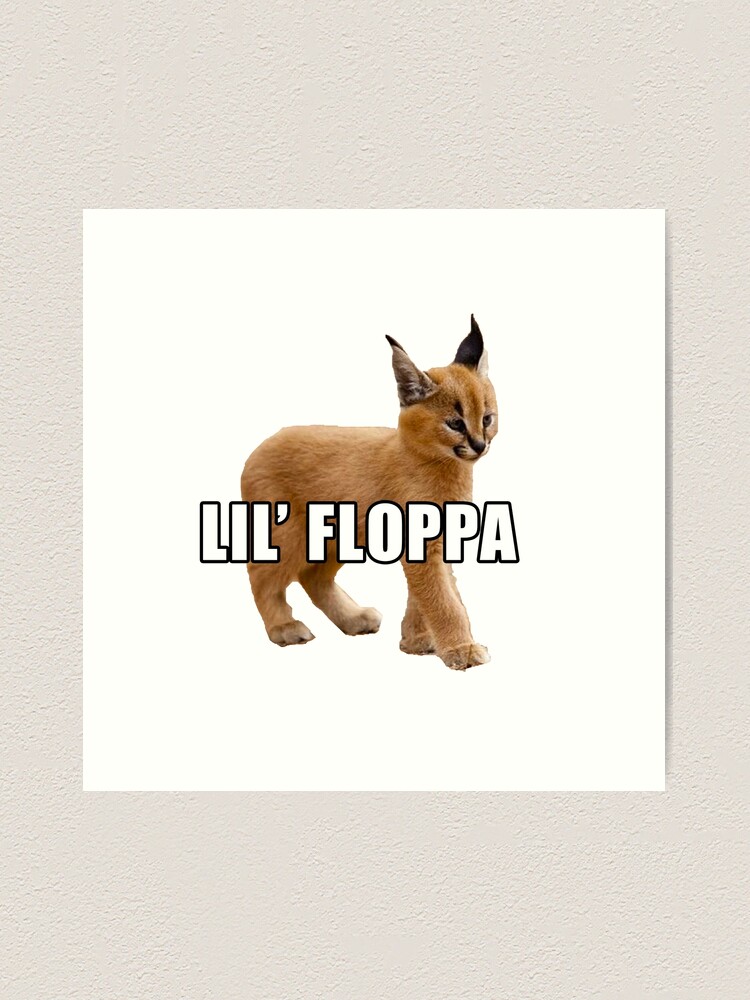Drunk Floppa Meme Caracal Cat  Canvas Print for Sale by