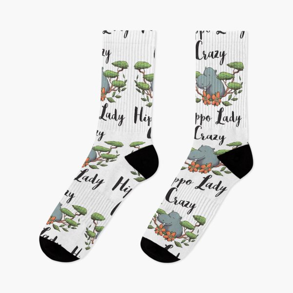 Item preview, Crazy Hippo Lady designed and sold by 4AllTimes.