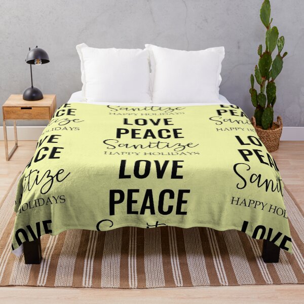 Item preview, Love Peace Sanitize- Christmas in Quarantine designed and sold by younghopes.