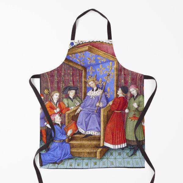 Item preview, Jean de Meun presenting a book to King Philip IV of France designed and sold by brushandframes.