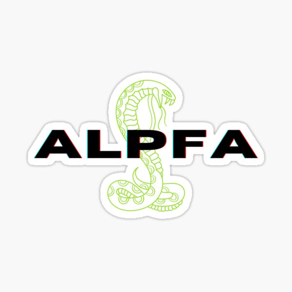 The Ana (Lime Snake) Sticker