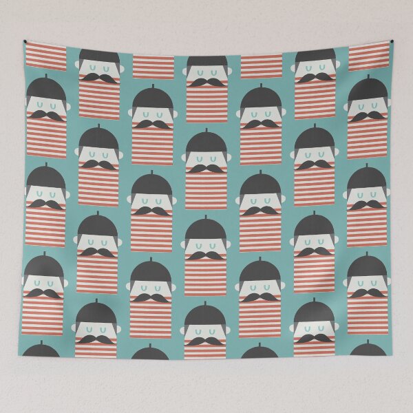 Aperçu de l'œuvre Homme moustache créée et vendue par AnnaPedren.