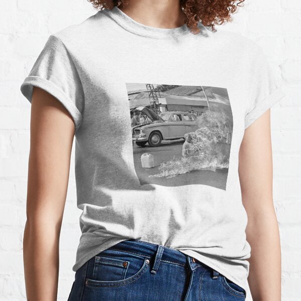 Monje ardiente de Rage Against the Machine Camiseta clásica