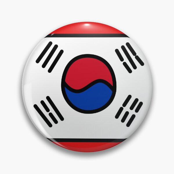 Item preview, South Korea Flag Drawn designed and sold by jesumedina.