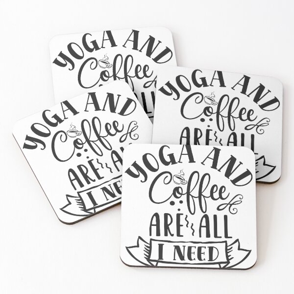 Item preview, Yoga and coffee are all i need designed and sold by shinoshop.