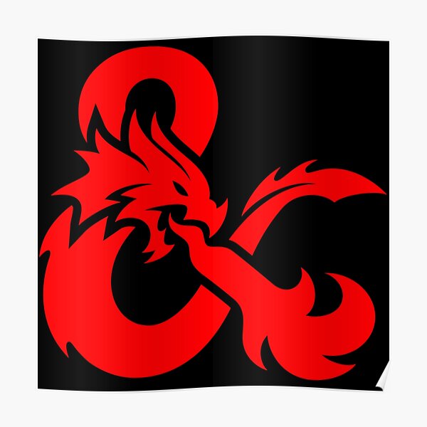 Dungeons & Dragons Logo Poster