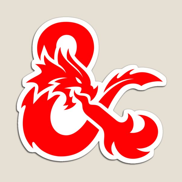 Item preview, Dungeons & Dragons Logo designed and sold by AceLlama.