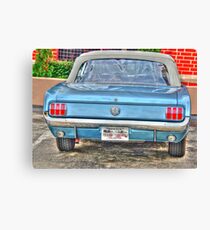 1965 Mustang-rear view Canvas Print