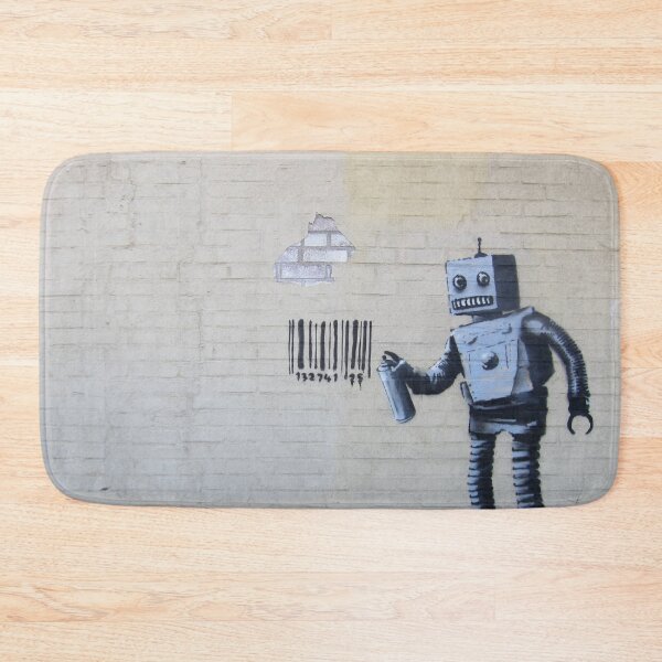 Item preview, Banksy's cheeky graffiti robot designed and sold by Mister Whippy's World of Wonders.
