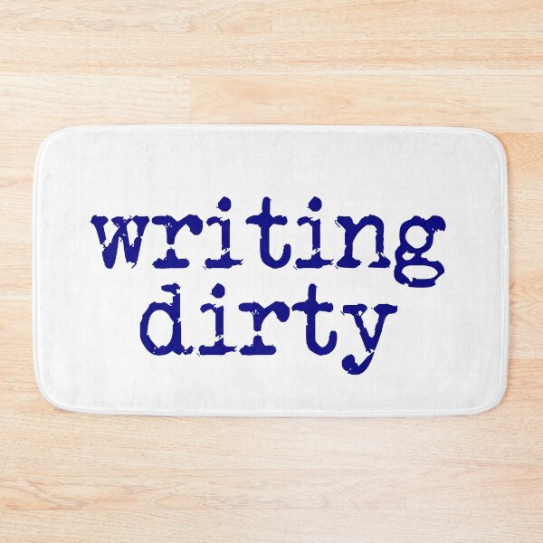 Item preview, writing dirty navy blue type designed and sold by TeaRoseWriter.