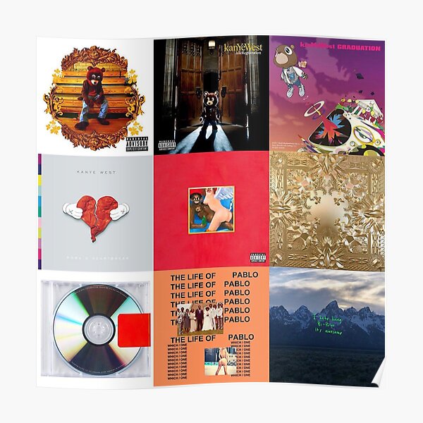 Albums d'affiches de Kanye Poster