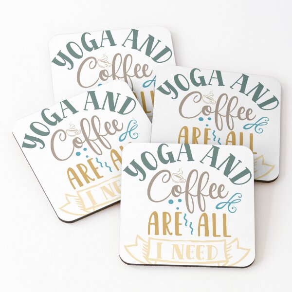 Item preview, Yoga and coffee are all i need designed and sold by shinoshop.