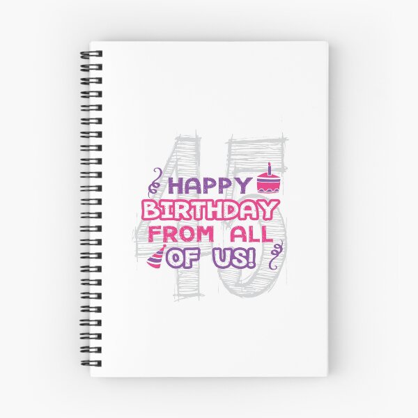 Item preview, Happy 45th Birthday From All Of Us designed and sold by 4AllTimes.