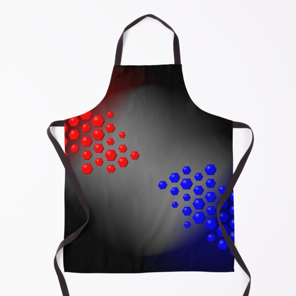 Item preview, Red and Blue skattered hectagon pattern designed and sold by jc007.