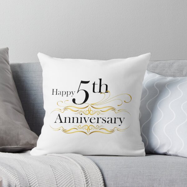 Item preview, Happy 5th Anniversary designed and sold by 4AllTimes.