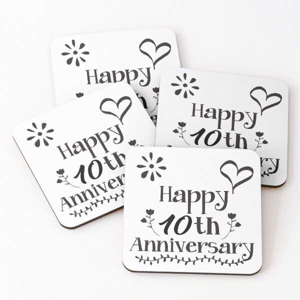 Item preview, Happy 10th Anniversary designed and sold by 4AllTimes.