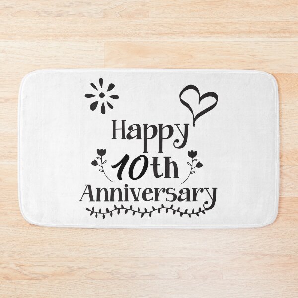 Item preview, Happy 10th Anniversary designed and sold by 4AllTimes.