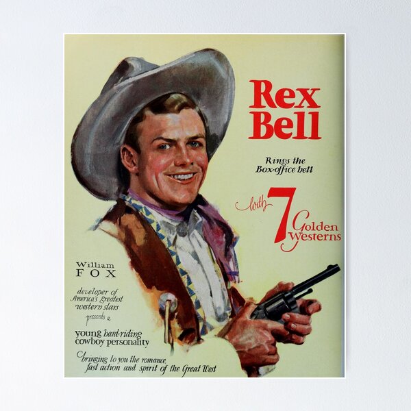 Artikelvorschau, Hübscher Stummfilm-Cowboy REX BELL entworfen und verkauft von Love30smovies.