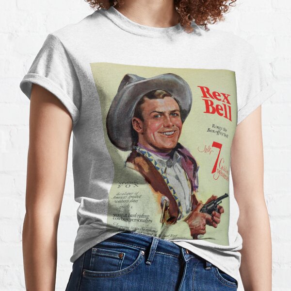 Handsome silent film cowboy REX BELL  Classic T-Shirt