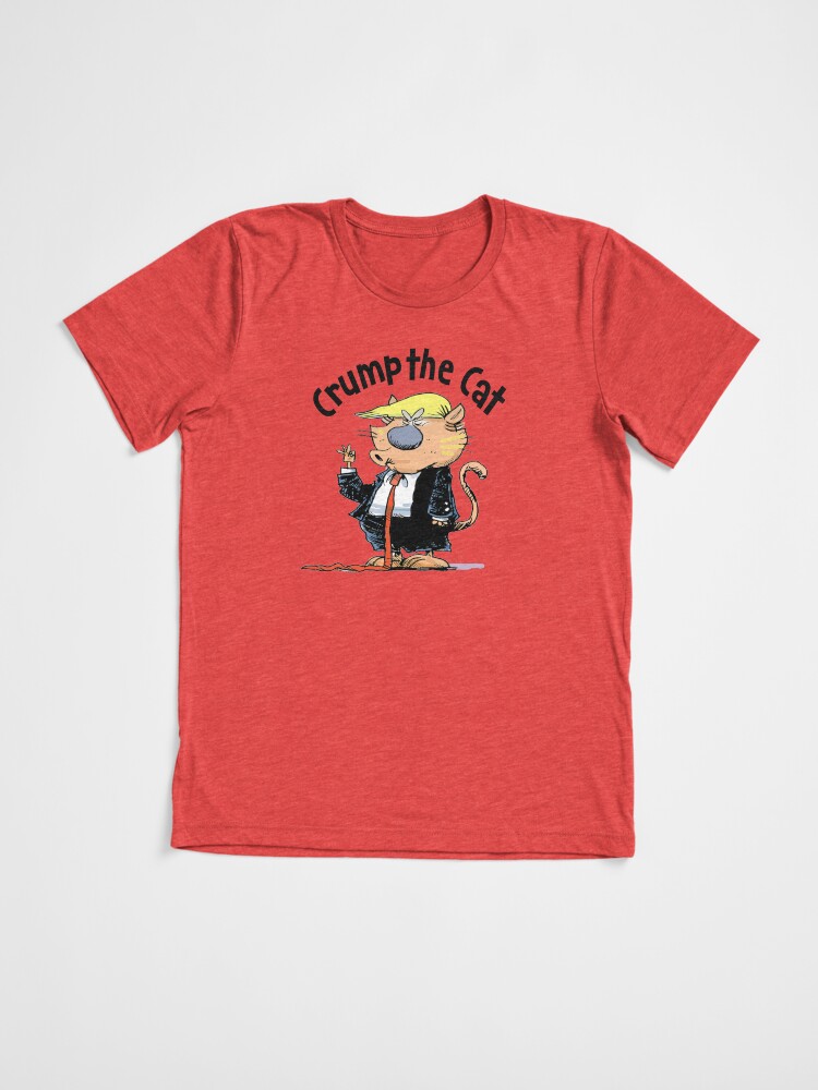 Thumbnail 3 of 7, Tri-blend T-Shirt, Crump the Cat designed and sold by Fablehouse.