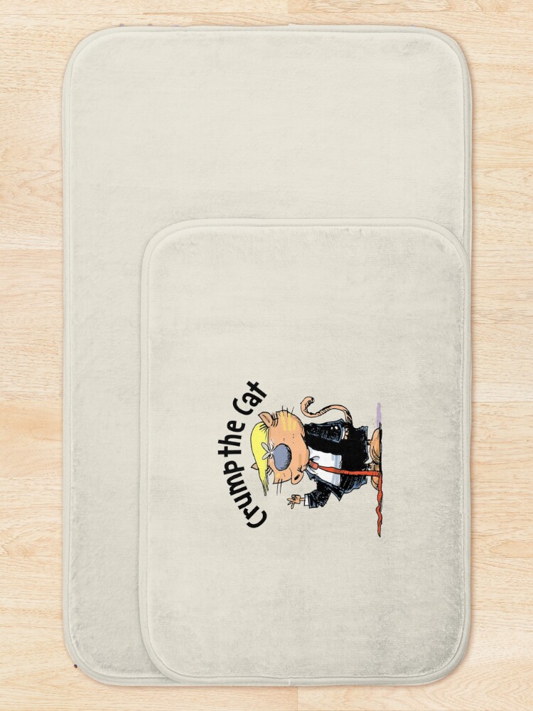 Thumbnail 5 of 6, Bath Mat, Crump the Cat designed and sold by Fablehouse.