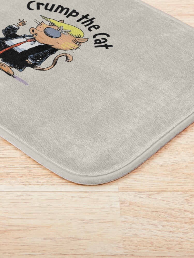 Thumbnail 3 of 6, Bath Mat, Crump the Cat designed and sold by Fablehouse.