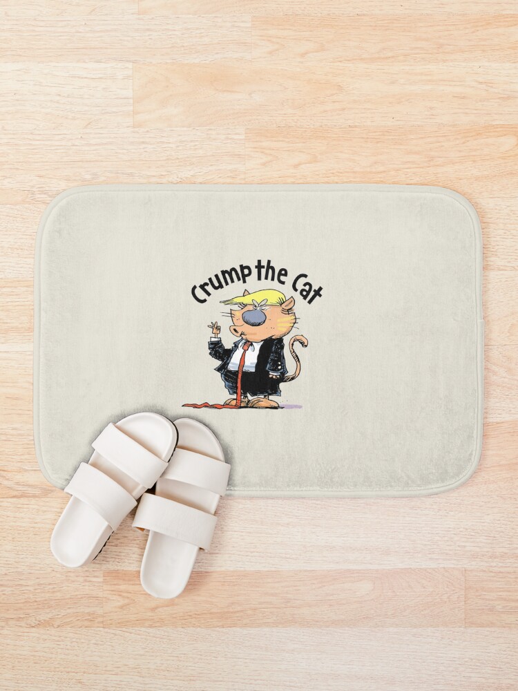Thumbnail 1 of 6, Bath Mat, Crump the Cat designed and sold by Fablehouse.